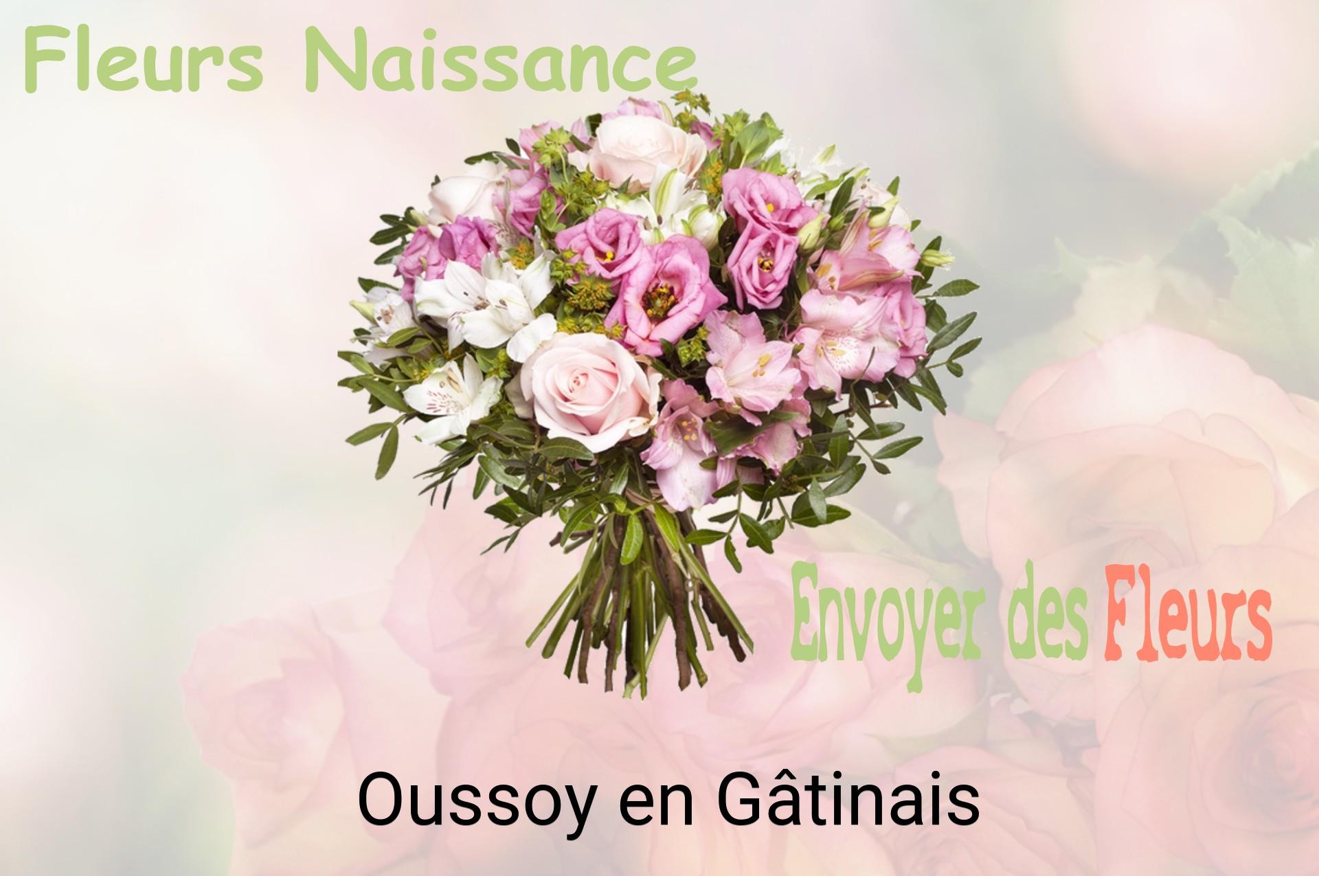 Bouquet de fleurs de naissance livré à Oussoy-en-Gâtinais