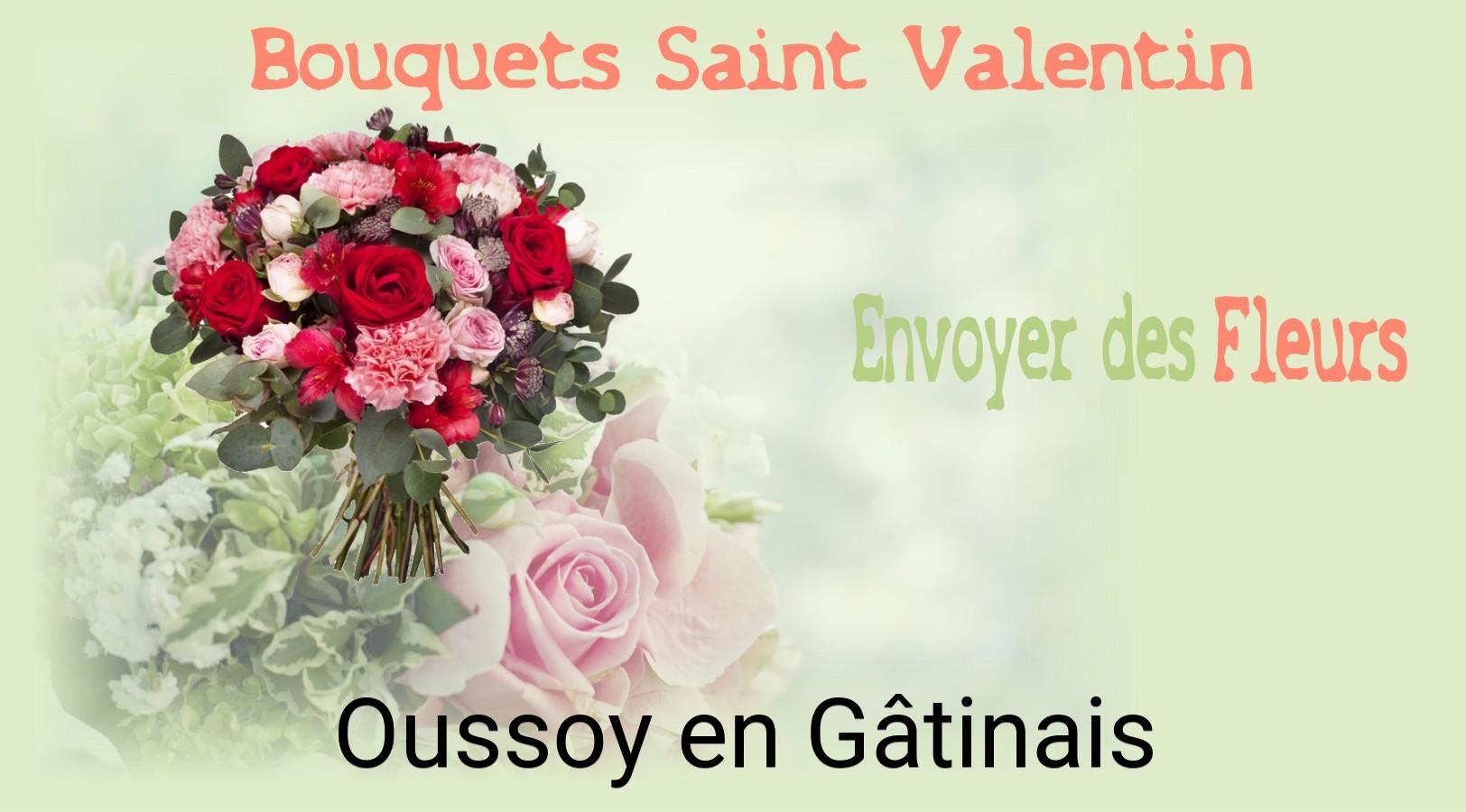 Roses de Saint-Valentin livrées à Oussoy-en-Gâtinais